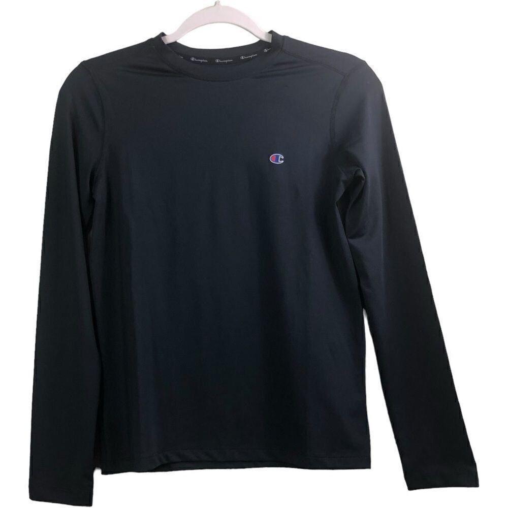Champion AthleticWear Black Jersey Long Sleeve Top